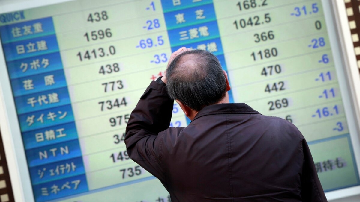 Japanese Stocks Again Fall Sharply