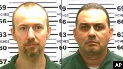 FILE - New York State Police photos show inmates David Sweat, left, and Richard Matt, who escaped from the Clinton Correctional Facility in Dannemora, N.Y., June 6, 2015. 