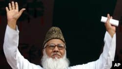 FILE - Maulana Matiur Rahman Nizami, chief of Bangladesh's fundamentalist Jamaat-e-Islami party.