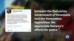 Venezuela conversa na Noruega