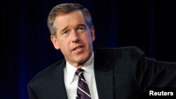 Brian Williams, penyiar televisi AS yang sebelumnya merupakan pembaca berita malam "NBC Nightly News" (foto: dok).