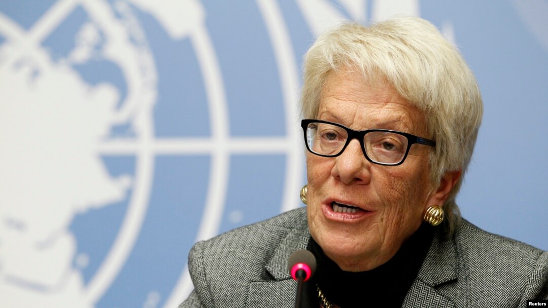 ARHIVA - Bivša tužiteljka Harškog tribunala Karla del Ponte (Foto: REUTERS/Pierre Albouy)