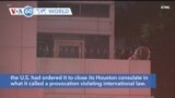 VOA60 World - China said Wednesday that the U.S. had ordered it to close its Houston consulate