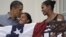 Predsednik Barak Obama, prva dama SAD Mišel Obama sa ćerkama Malijom i Sašom
