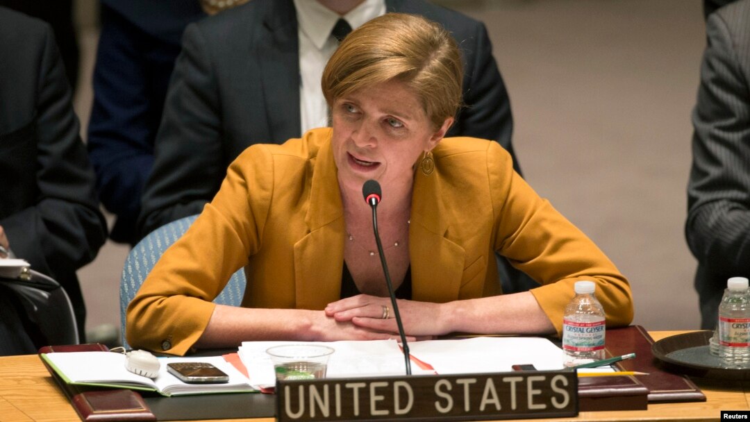 Duta Besar Amerika untuk PBB, Samantha Power (Foto: dok).