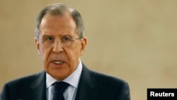 FILE - Russian Foreign Minister Sergei Lavrov.