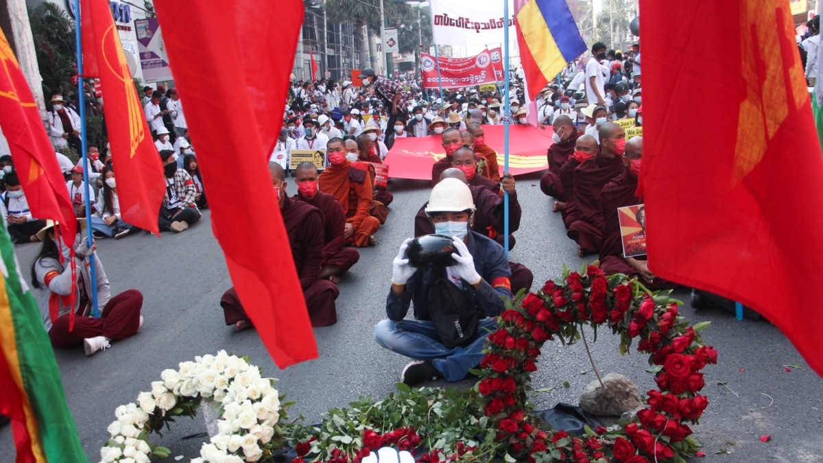 In Pictures Nationwide General Strike Against Military Coup In Myanmar