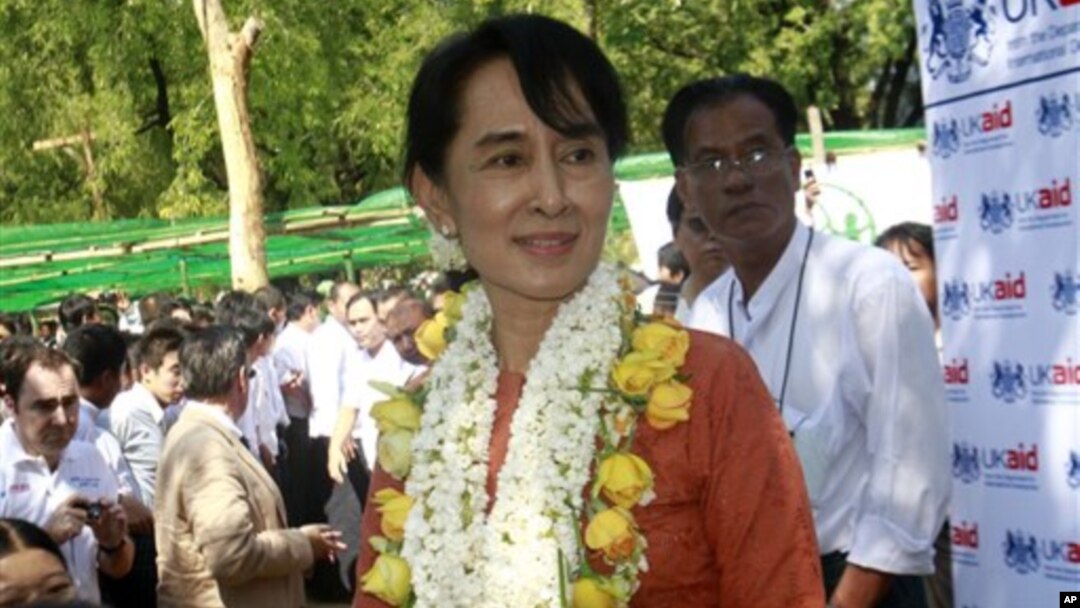 Bà Aung San Suu Kyi, lãnh tụ đấu tranh cho dân chủ của Miến Điện