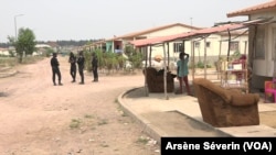 Police na Kintele, Brazzaville, 18 août 2020. 