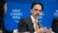FILE - Saudi Arabia Foreign Minister Prince Faisal bin Farhan Al-Saud attends a session during the World Economic Forum (WEF) annual meeting in Davos.