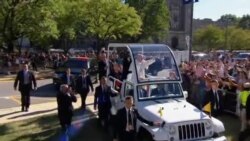 Lucky Believers Get Up and Close Look at Pope Francis