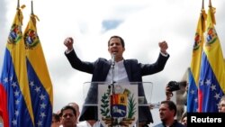 El líder de la opositora Asamblea Nacional de Venezuela, Juan Guaidó, juró el miércoles 23 de enero de 2019 como presidente interino de Venezuela, en medio de la crisis política que vive el país.