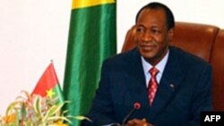 Le président du Burkina Faso, Blaise Compaoré, médiateur de la Cédéao. (Archives)