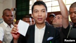 Andry Rajoelina lors des élections de 2013 à Madagascar