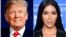Дональд Трамп и Ким Кардашьян Уэст