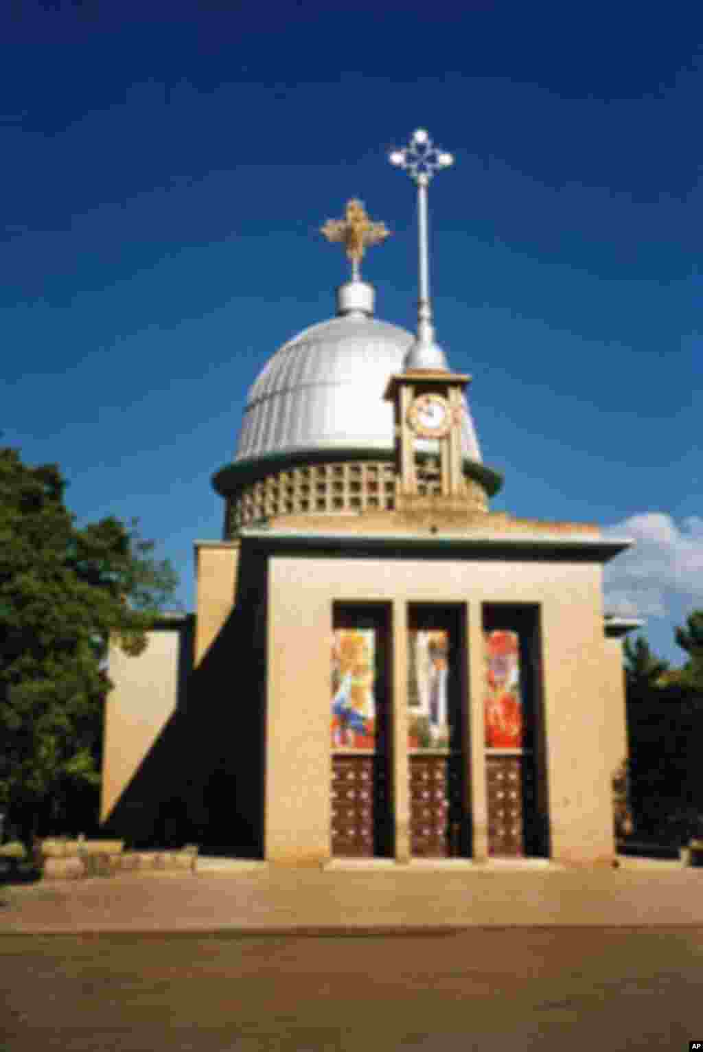 Churches and shrines, such as this one in Ethiopia, may be the first places to see a child with polio. Shrine keepers are trained in how to report the case to health authorities.