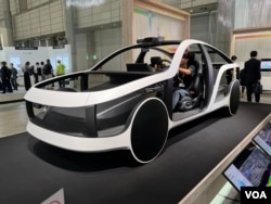 Prototipo de un auto SONY con sensores de 360 grados. Feria Tecnológica CEATEC 2024. Japón, octubre del 2024. [Foto: Pixammo]