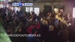 VOA60 DUNIYA: An Naushi Prime Ministan Spain a Wajen Wani Taron Siyasa a Yankin sa na Galicia, Disamba 17, 2015