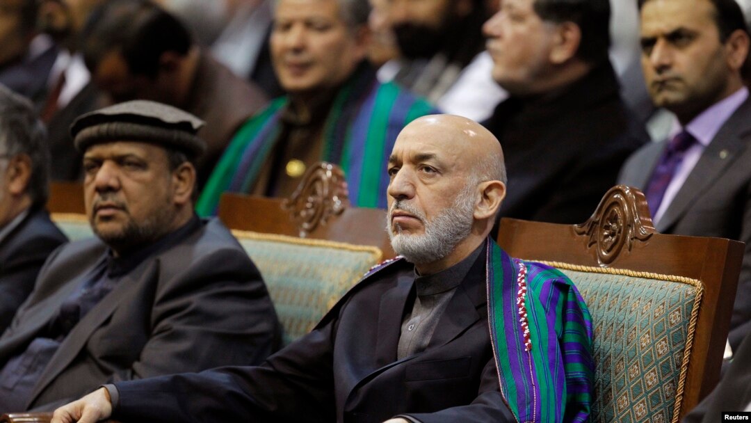 Afg'oniston prezidenti Hamid Karzay Loya Jirg'ada, Kobul, 24-noyabr, 2013-yil