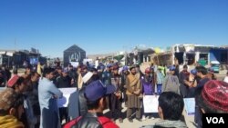 د ميرعلي د زده کوونکو احتجاجي مظاهره