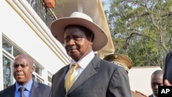 Yoweri Museveni, président de l'Ouganda