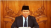 Menteri Pertahanan Imdonesia, Prabowo Subiyanto. (Foto: VOA/Nurhadi Sucahyo)