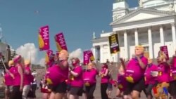 Sommet d'Helsinki: manifestation des pro-avortement contre Trump (vidéo)