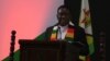 Zimbabwe President Emmerson Mnangagwa speaks in Harare, Nov. 25, 2024, He appealed for debt to be restructured so his country can access credit lines. (Columbus Mavhunga/VOA) 