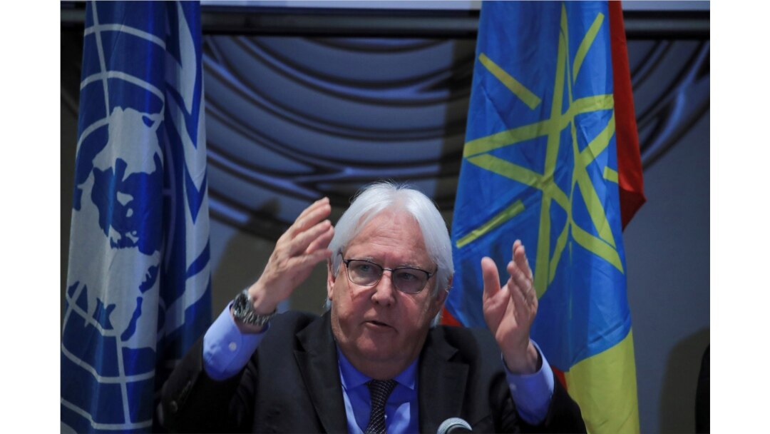 U.N. official Martin Griffiths asks for more aid access to Ethiopia's war-ravaged Tigray, Aug. 3, 2021.