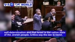 VOA60 World PM - Israel's Controversial Jewish Nation Law Angers Arabs