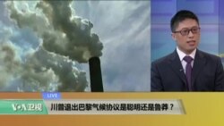 时事看台： 川普退出巴黎气候协议是聪明还是鲁莽？ 美国退出巴黎协议 国会议员反应两极