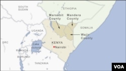 Kaunti za Wajir, Marsabit na Mandera nchini Kenya
