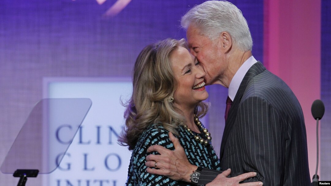 Xillari Klinton turmush o'rtog'i, sobiq prezident Bill Klinton bilan