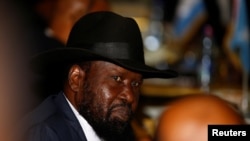 Le président Salva Kiir participe à la 28e Session de l'assemblée du l'Union africaine dans la capitale éthiopienne, Addis Ababa, le 30 janvier 2017.