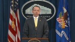 Rosenstein on Indictment Against Russians in Mueller Probe