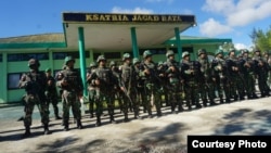 Operasi gabungan TNI-Polri mengamankan desa-desa di Nduga, Papua, pasca penembakan kelompok bersenjata awal Desember. (Foto Courtesy: Kapendam XVII Cendrawasih Papua)