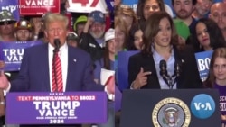 Trump e Harris fazem campanha sobre economia e preparam-se para o debate