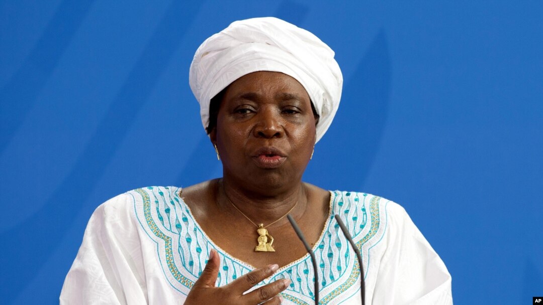 FILE - Nkosazana Dlamini-Zuma, chairwoman of the African Union Commission.