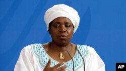 Nkosazana Dlamini-Zuma, mwenyekiti wa Umoja wa Afrika.