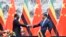 VaEmmerson Mnangagwa nemutungamiri weChina VaXi Jinping 