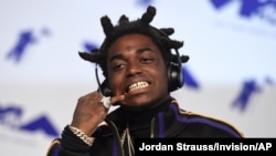 Kodak Black arrives at the MTV Video Music Awards at The Forum on Aug. 27, 2017, in Inglewood, Calif.