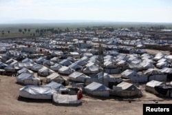 Arhiva - Pogled na kamp za raseljene Al Hol u pokrajini Hasakah, Sirija, 2. aprila 2019.