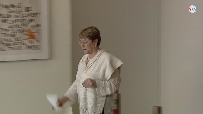 Bachelet espera seguir trabajando con Venezuela tras reporte