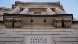 Gedung Kantor Pajak (Internal Revenue Service/IRS) Amerika Serikat di Washington, 20 Februari 2025.