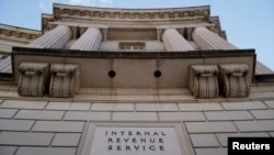 Gedung Kantor Pajak (Internal Revenue Service/IRS) Amerika Serikat di Washington, 20 Februari 2025.