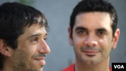 Alex Freyre y José María Di Bello son e primer matrimonio gay en Argentina.