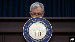 El presidente de la FED, Jerome Powell, apoyó este martes la reducción de los tipos de interés en 0.25 puntos porcentuales, hasta alcanzar el 1,25%. Foto de archivo del 21 de marzo de 2018.