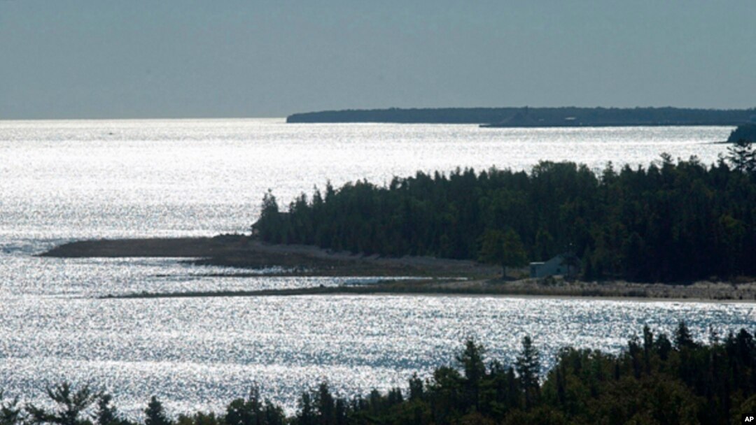 Jezero Huron u američkoj državi Michigan