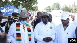 Umongameli Emmerson Mnangagwa eseKuwadzana