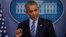 FILE - President Barack Obama speaks during a news conference in the briefing room of the White House in Washington, Dec. 16, 2016. 